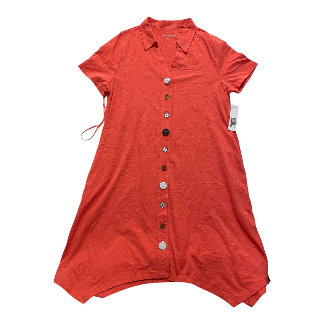 Dress Casual Maxi By Soft Surroundings In Coral, Size:Xl