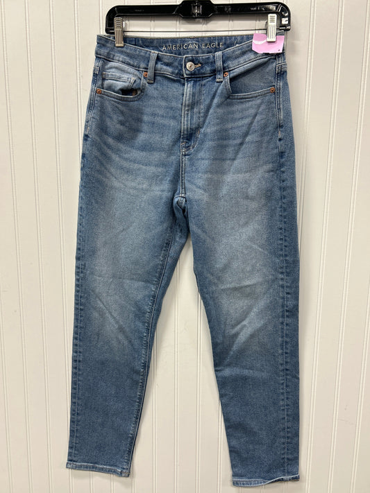 Jeans Boyfriend By American Eagle In Blue Denim, Size:4