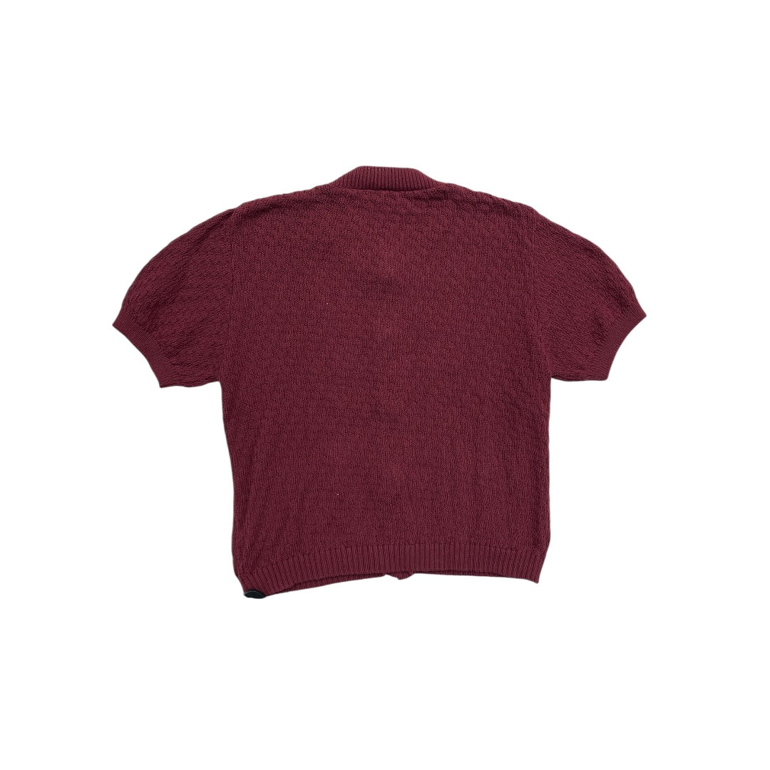Sweater Ss By Zara In Maroon, Size:Xl