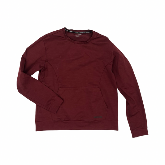 Athletic Top Ls Crewneck By Saucony In Red, Size:S