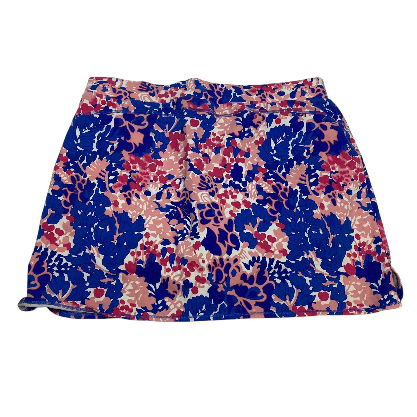 Skort By Talbots In Blue & Pink, Size:Xlp