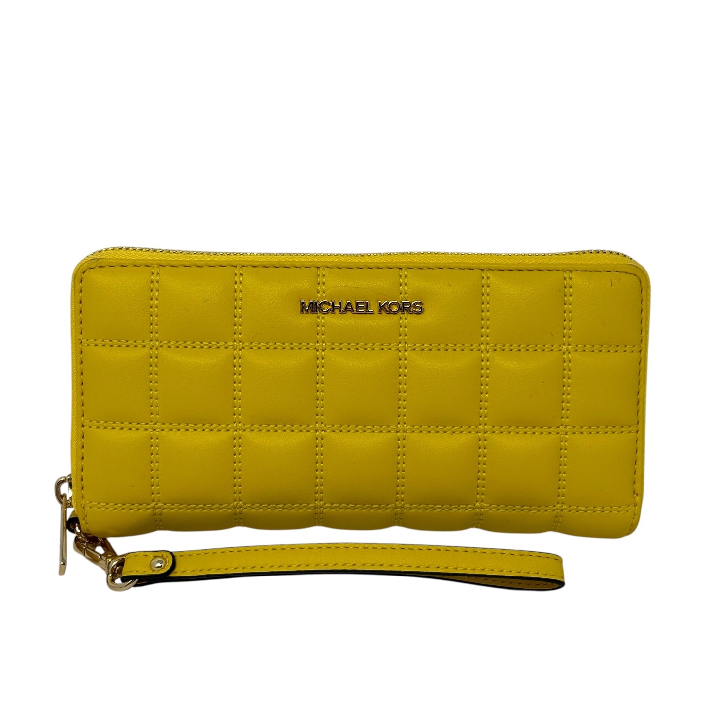 Jet Set Travel Continental Wristlet Wallet In Daisy Yellow By Michael By Michael Kors, Size: Large