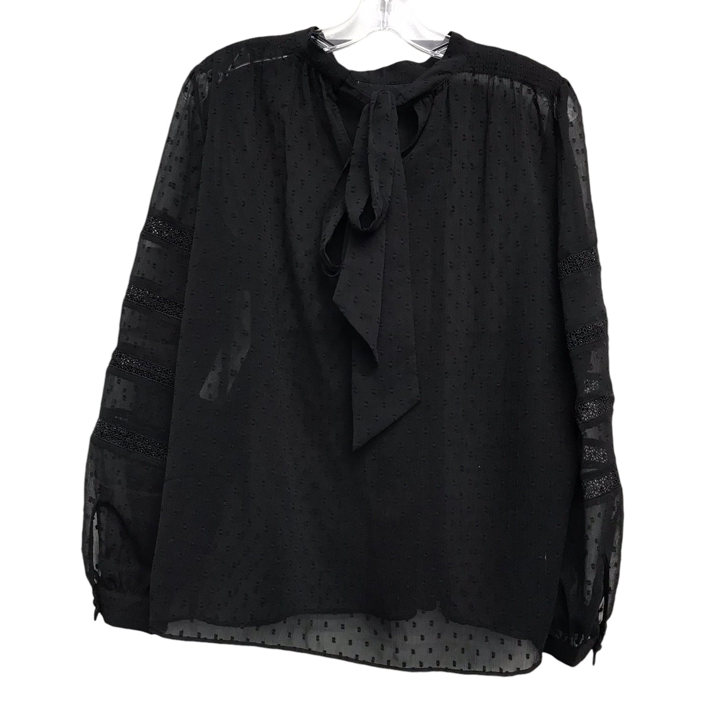 Top Ls By Ann Taylor In Black, Size:Petite   S