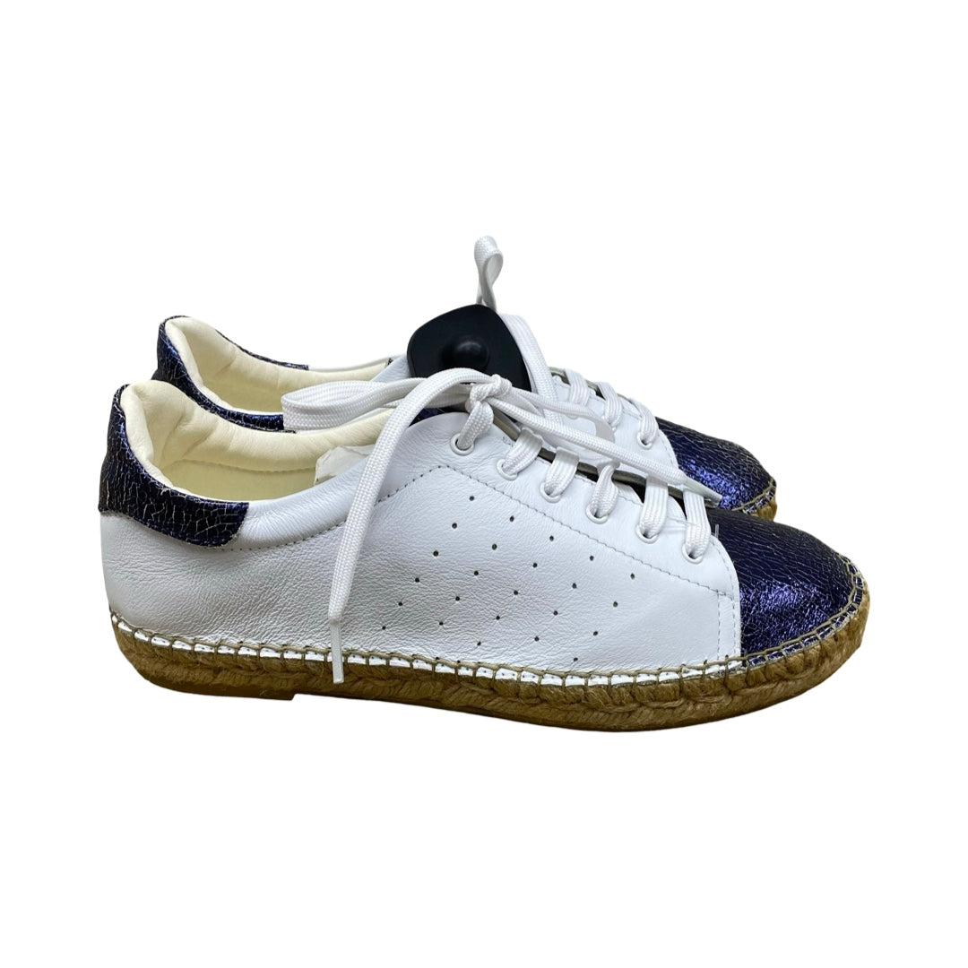 Shoes Sneakers By Cmc In Blue & White, Size:9