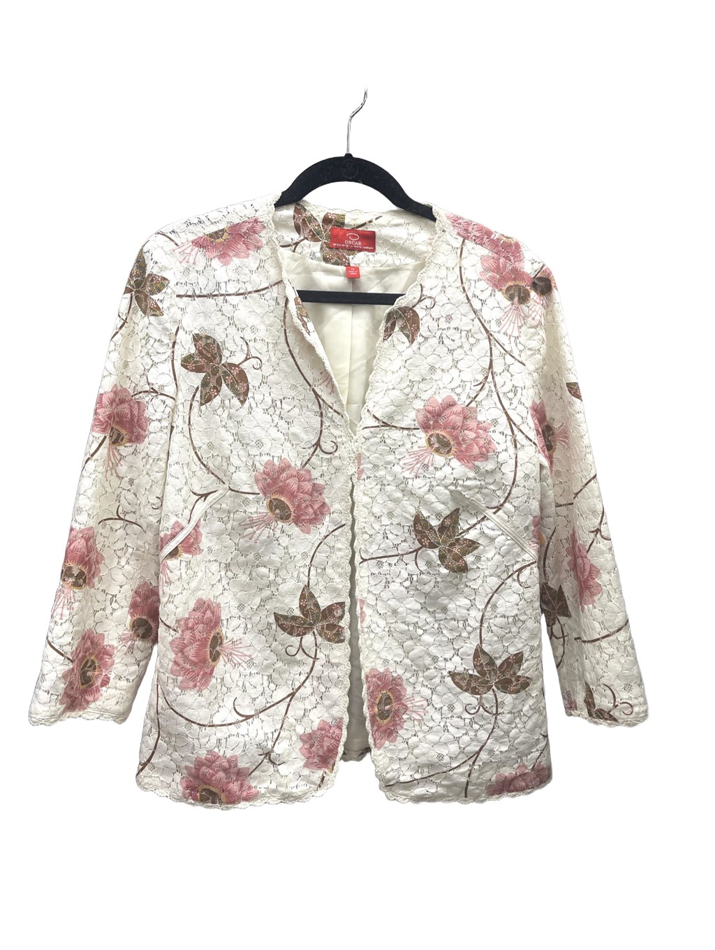 Blazer Luxury Designer By Oscar De La Renta  Size: 12