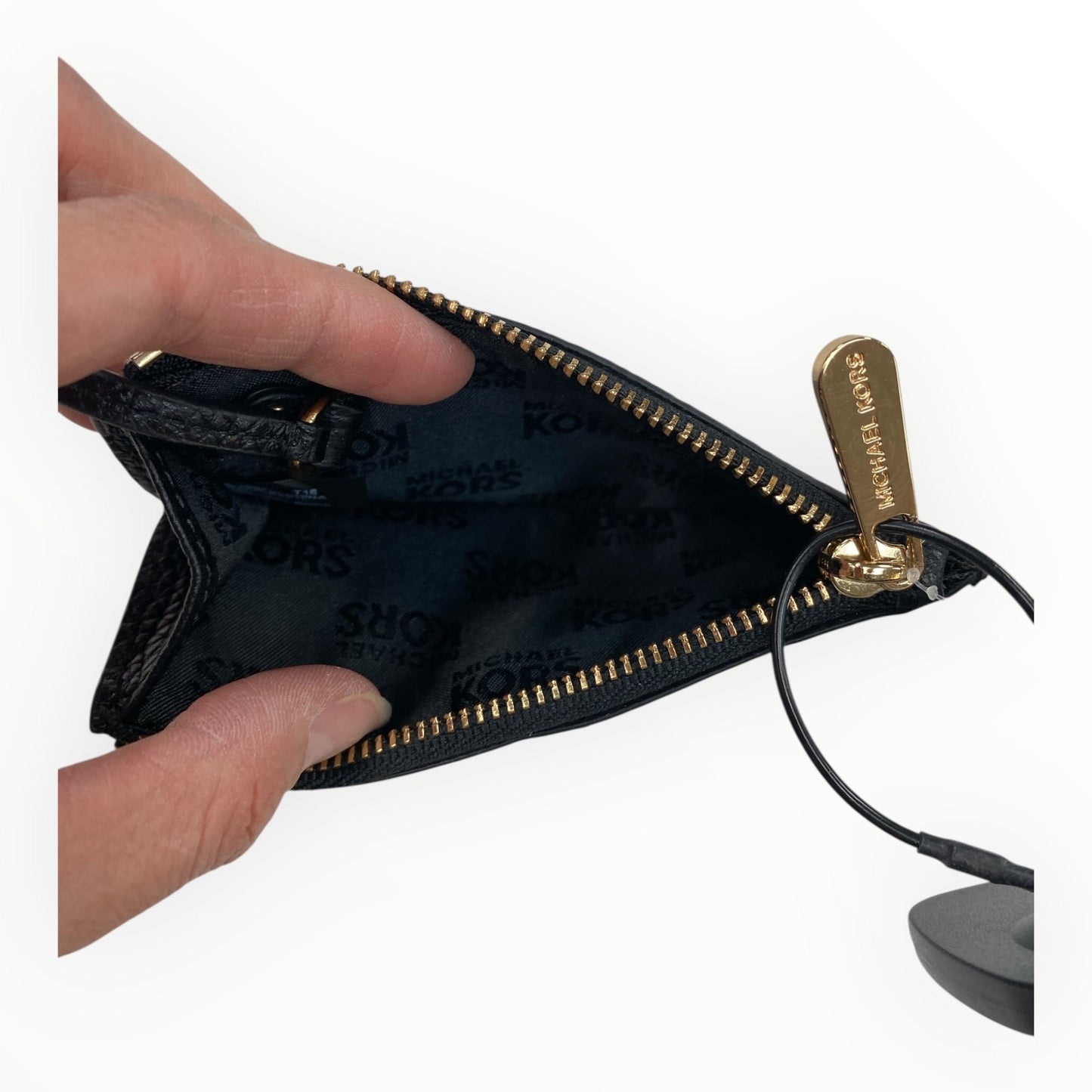 Wallet Designer By Michael Kors In Black, Size:Small