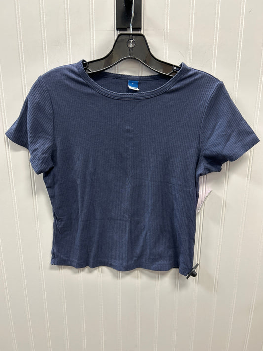 Top Ss Basic By Old Navy In Blue, Size:S