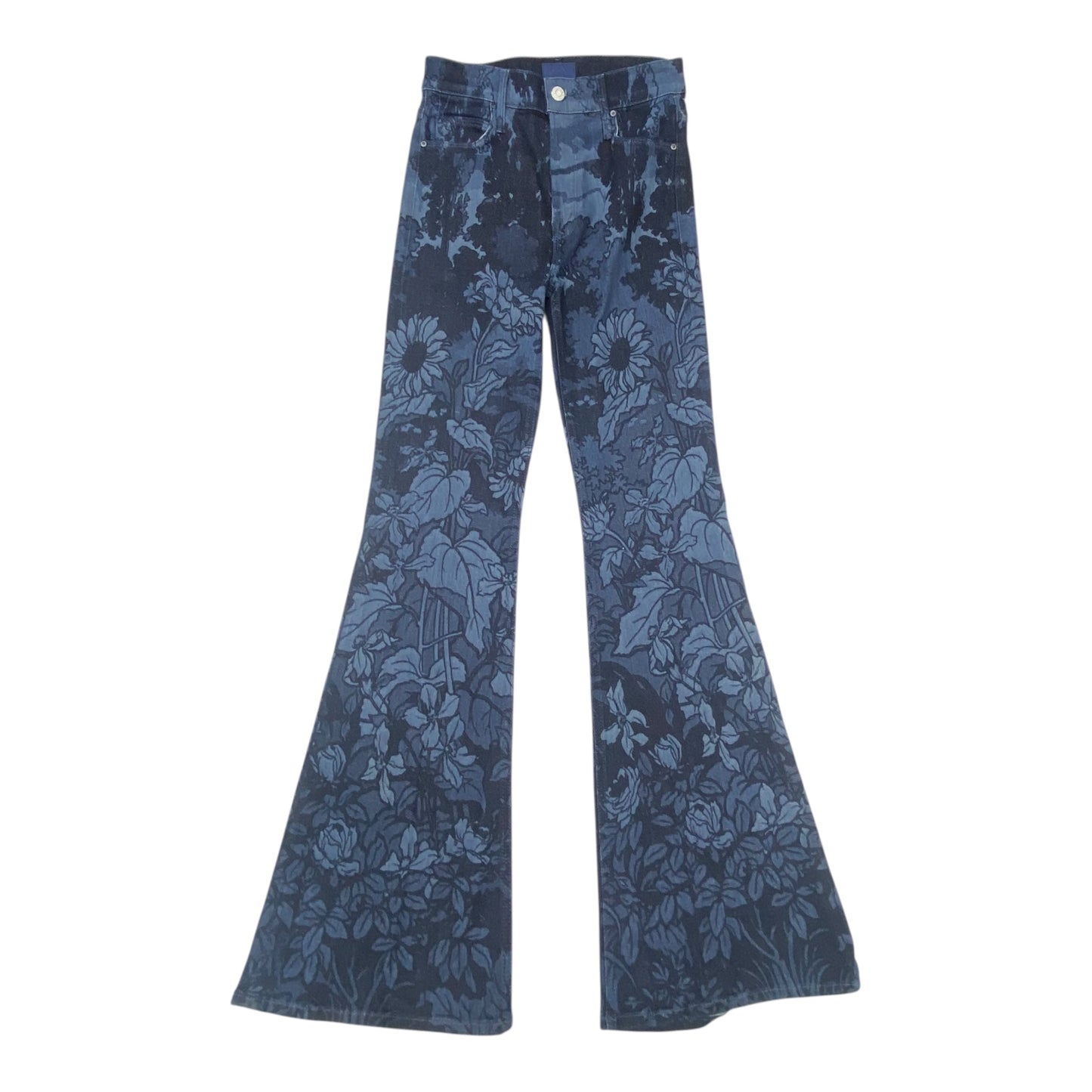 Jeans Flared By Mother In Blue, Size:0