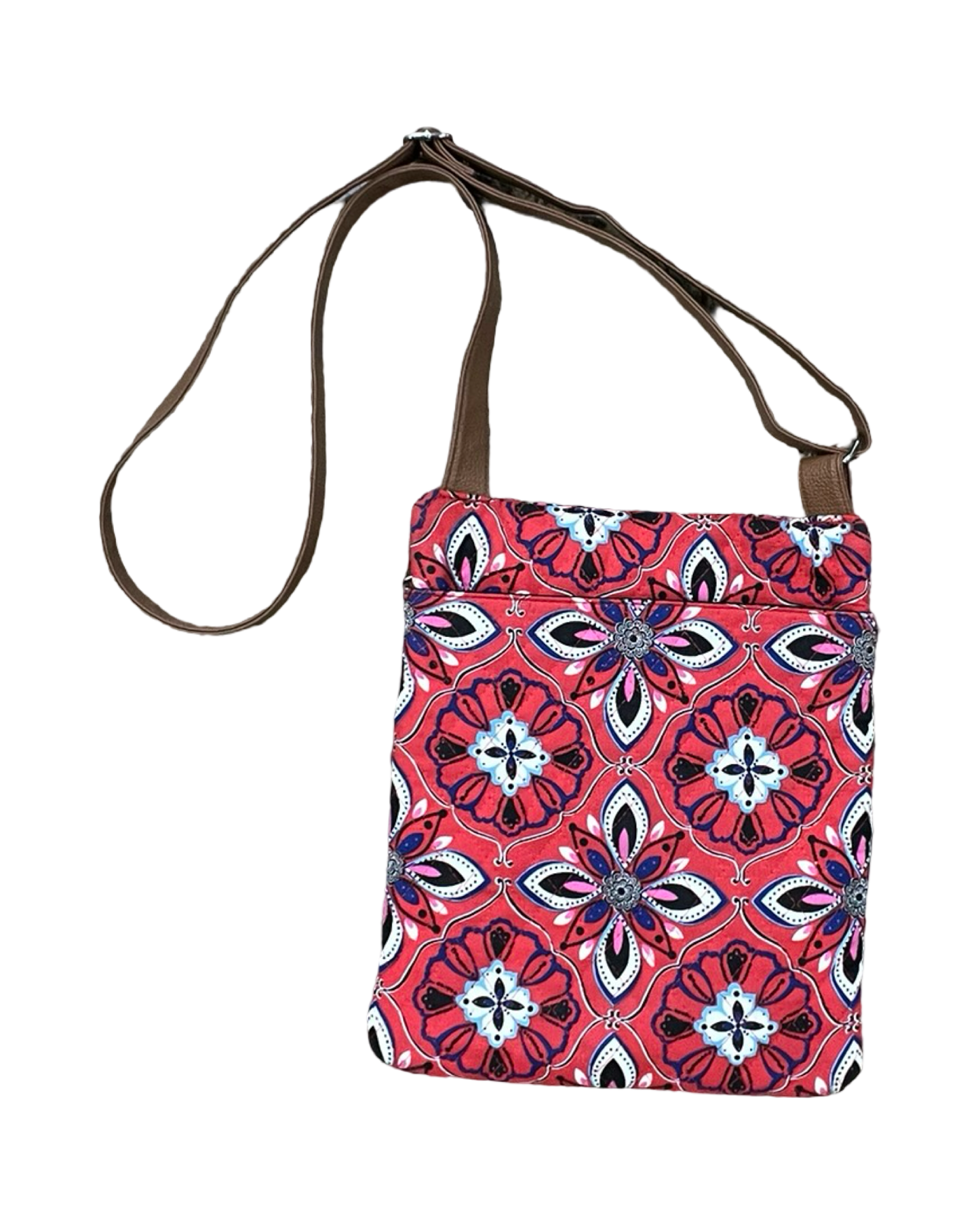 Handbag By Stone Mountain In Blue & Red & White, Size:Medium