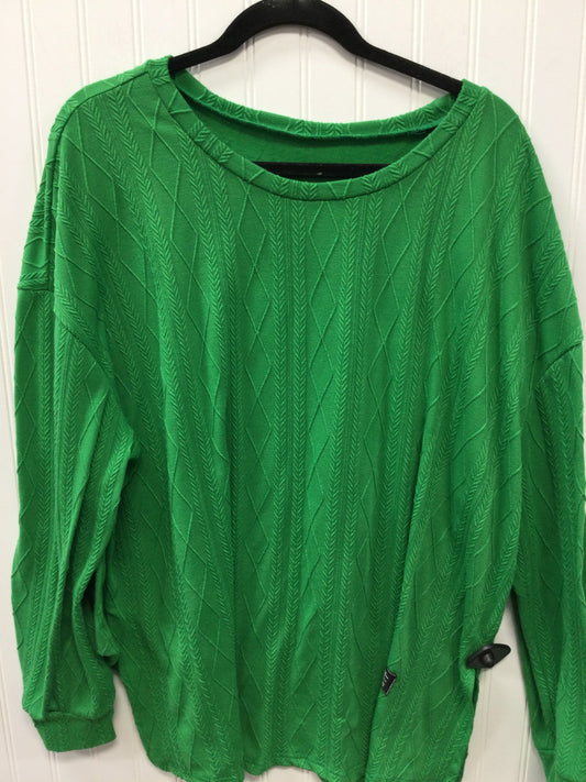 Top Ls By Shein In Green, Size:3X