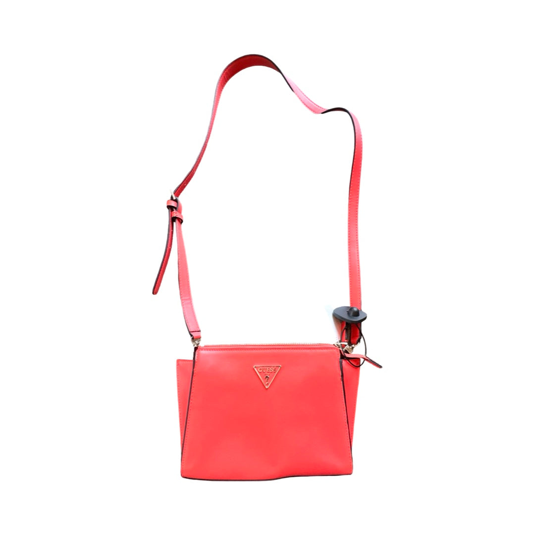 Handbag By Guess In Red, Size:Small