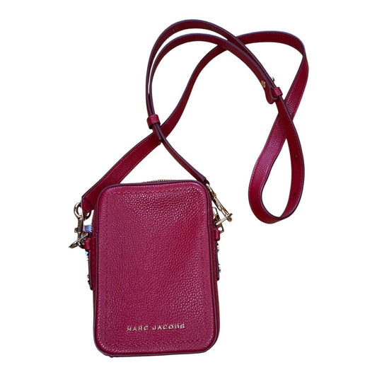 Handbag Luxury Designer By Marc Jacobs In Red, Size:Small