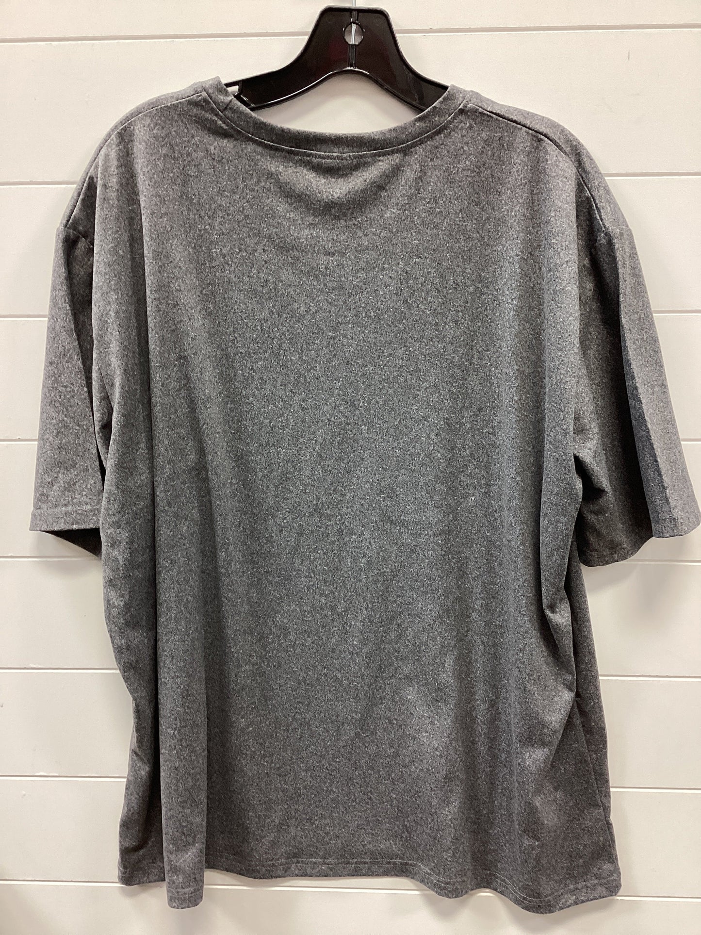 Top Ss By Clothes Mentor In Grey, Size:2X