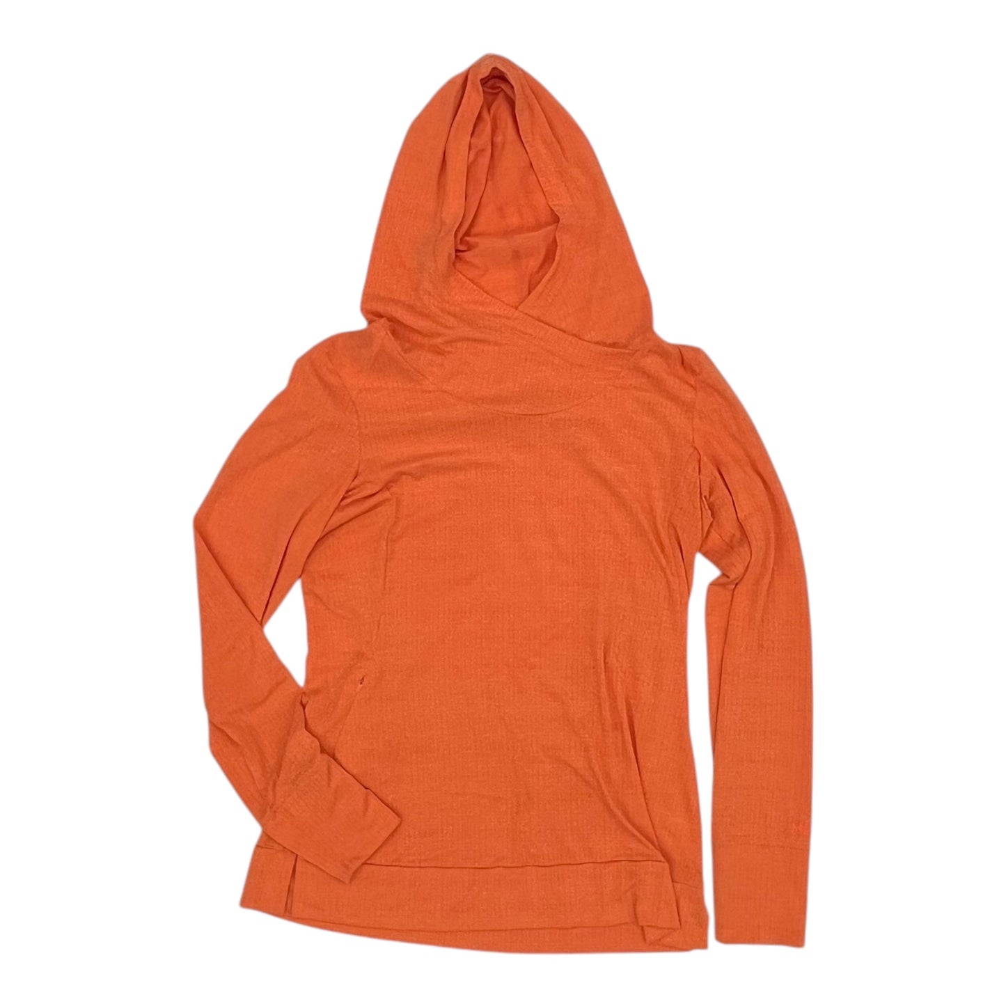 Athletic Top Ls Hoodie By Marmot In Orange, Size:M