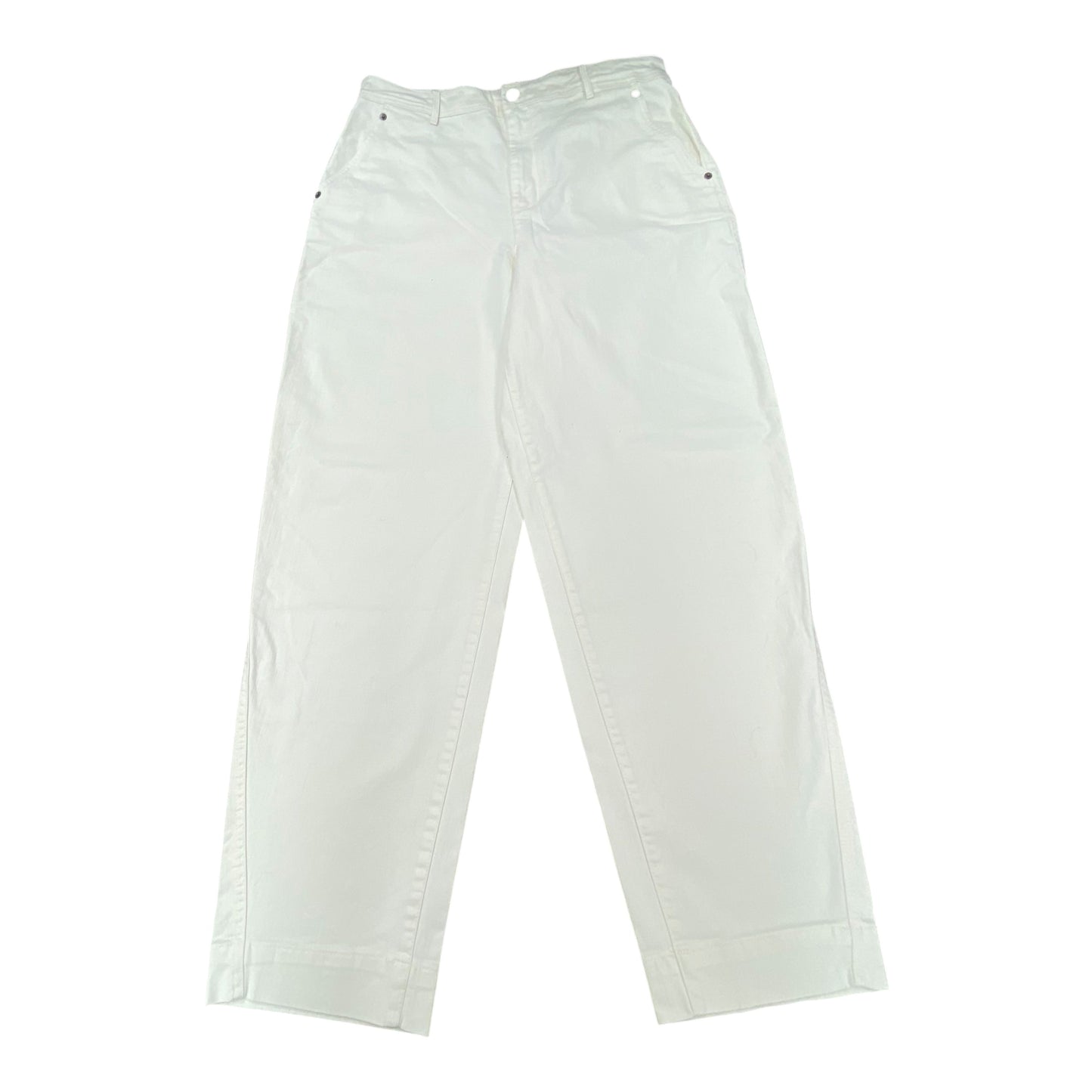Jeans Straight By Gap In Cream, Size:12