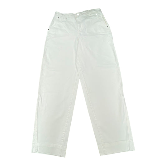 Jeans Straight By Gap In Cream, Size:12
