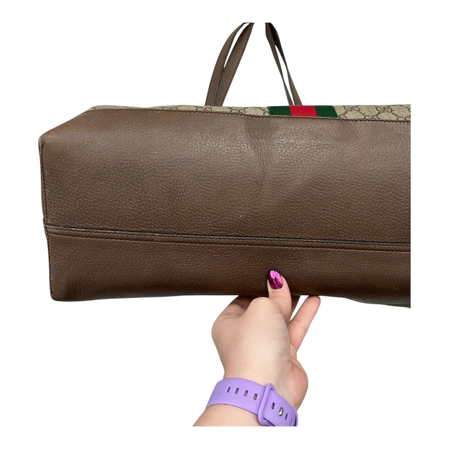 Tote Luxury Designer By Gucci, Size: Large