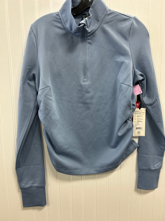 Athletic Top Ls Collar By Mondetta In Blue, Size:M