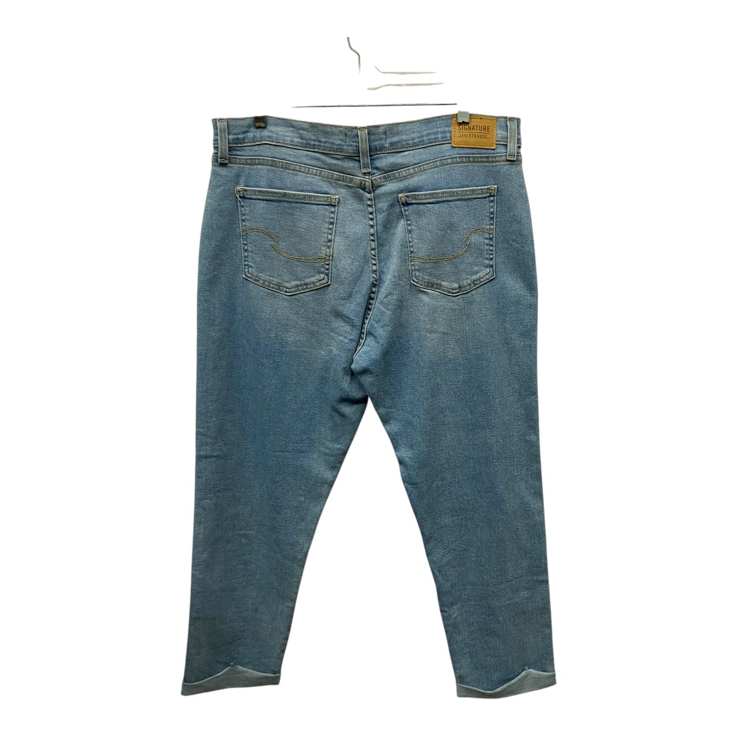 Jeans Boyfriend By Levis In Blue, Size:14