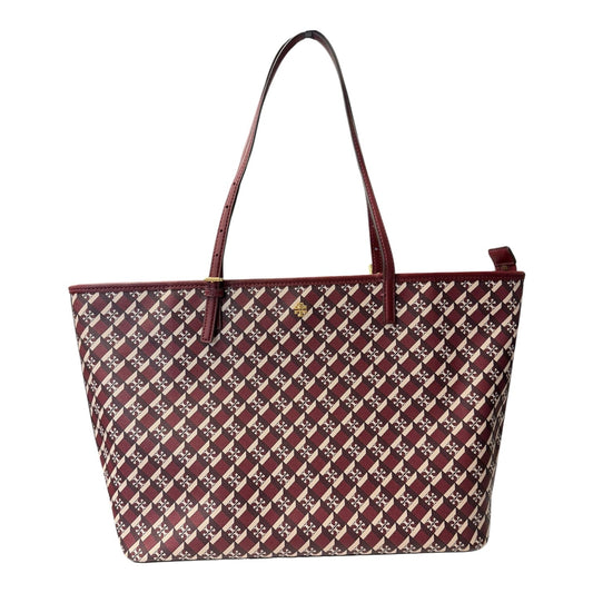 Handbag Designer By Tory Burch In Red, Size:Large