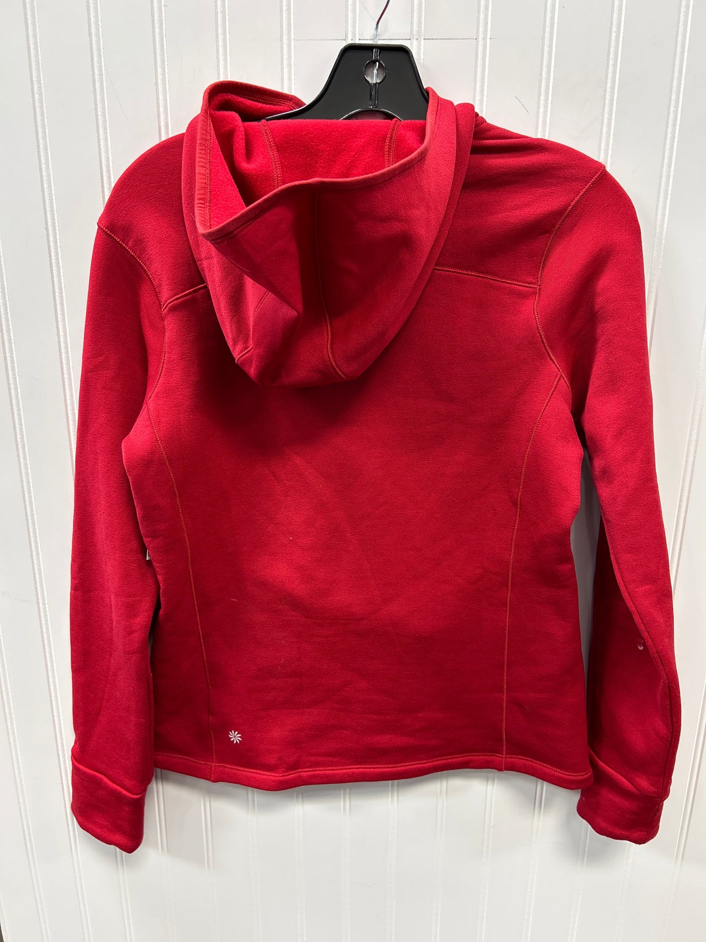 Athletic Top Ls Hoodie By Athleta In Red, Size:S