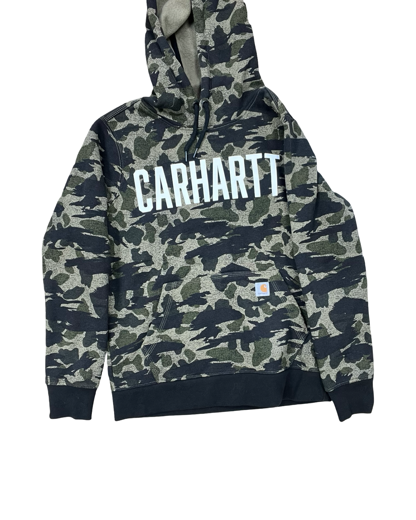 Sweatshirt Hoodie By Carhartt In Camouflage Print, Size:M