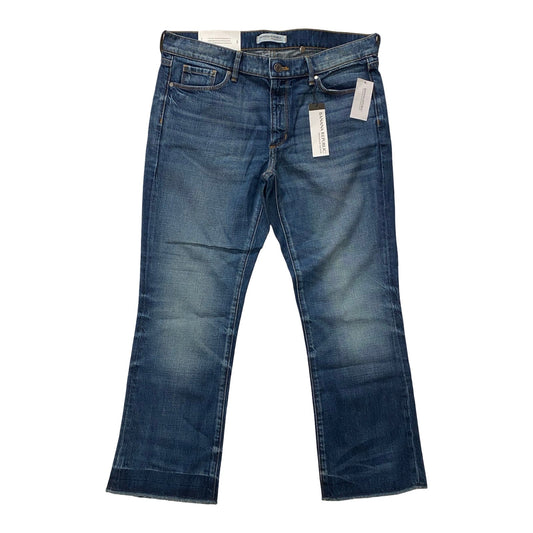 Jeans Flared By Banana Republic In Blue Denim, Size:8