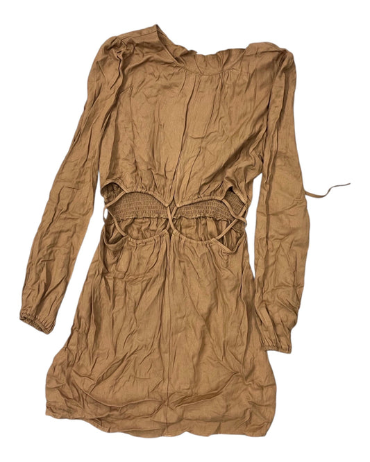Dress Casual Short By Forever 21 In Gold, Size:L
