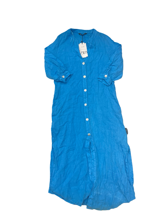 Dress Casual Maxi By Zara In Blue, Size:Xs
