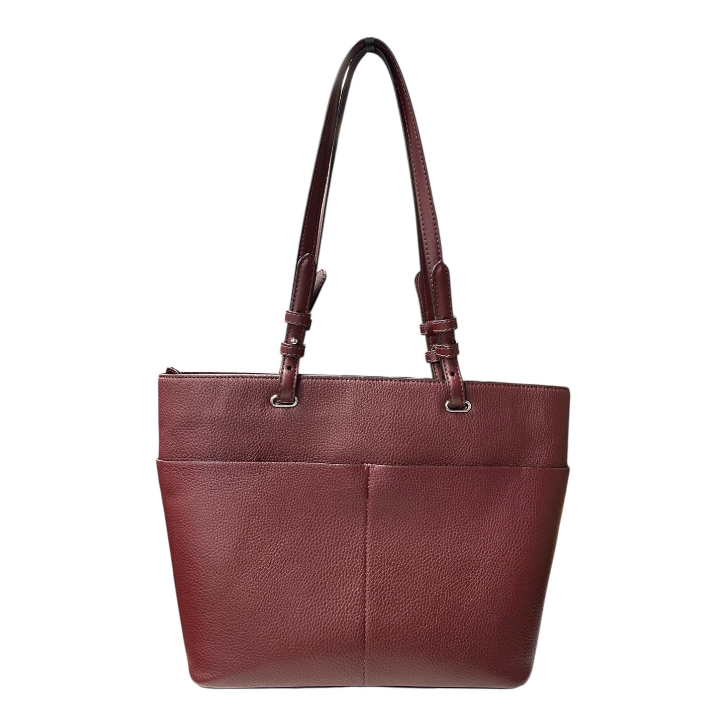 Handbag Designer By Michael Kors In Maroon, Size:Medium