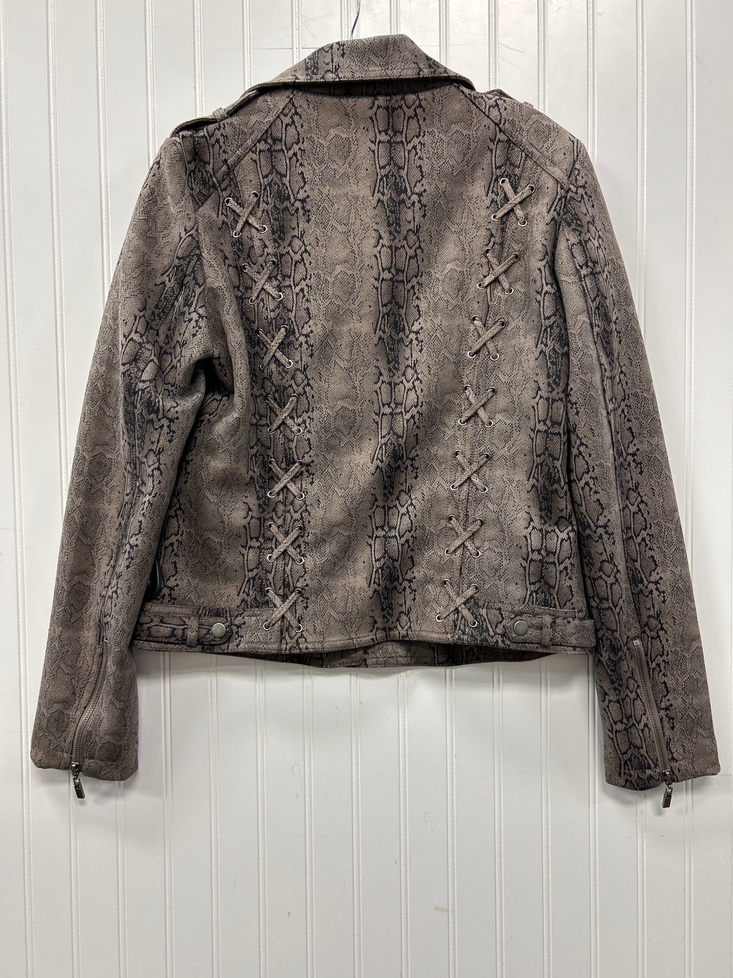 Blazer By Cmc In Snakeskin Print, Size:M