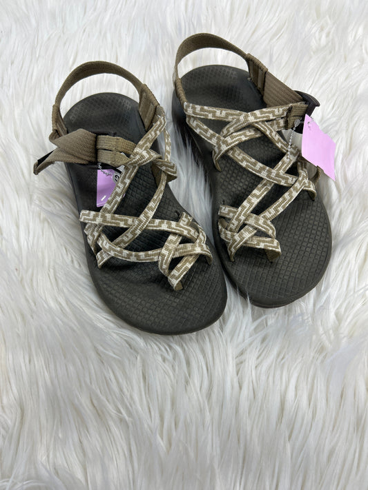 Sandals Flats By Chacos In Brown, Size:5