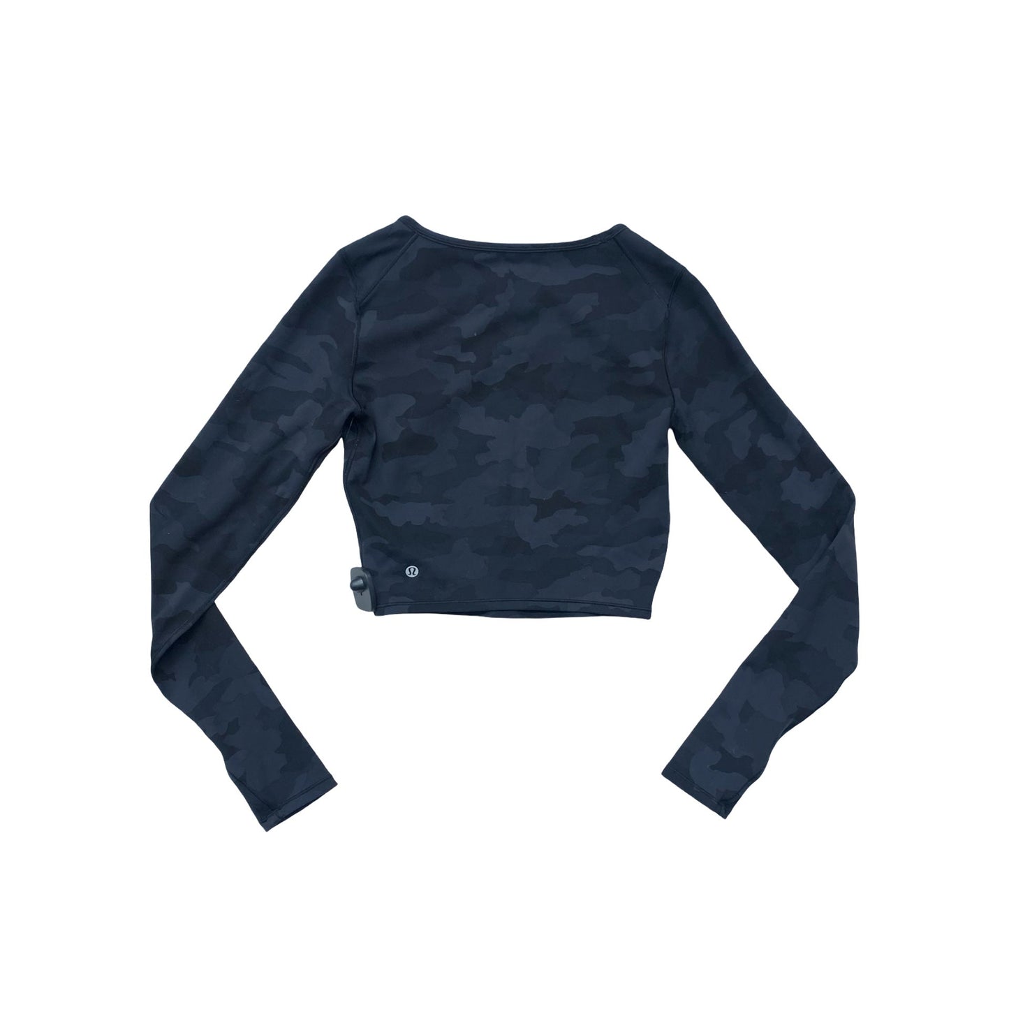 Athletic Top Ls Crewneck By Lululemon In Camouflage Print, Size:M