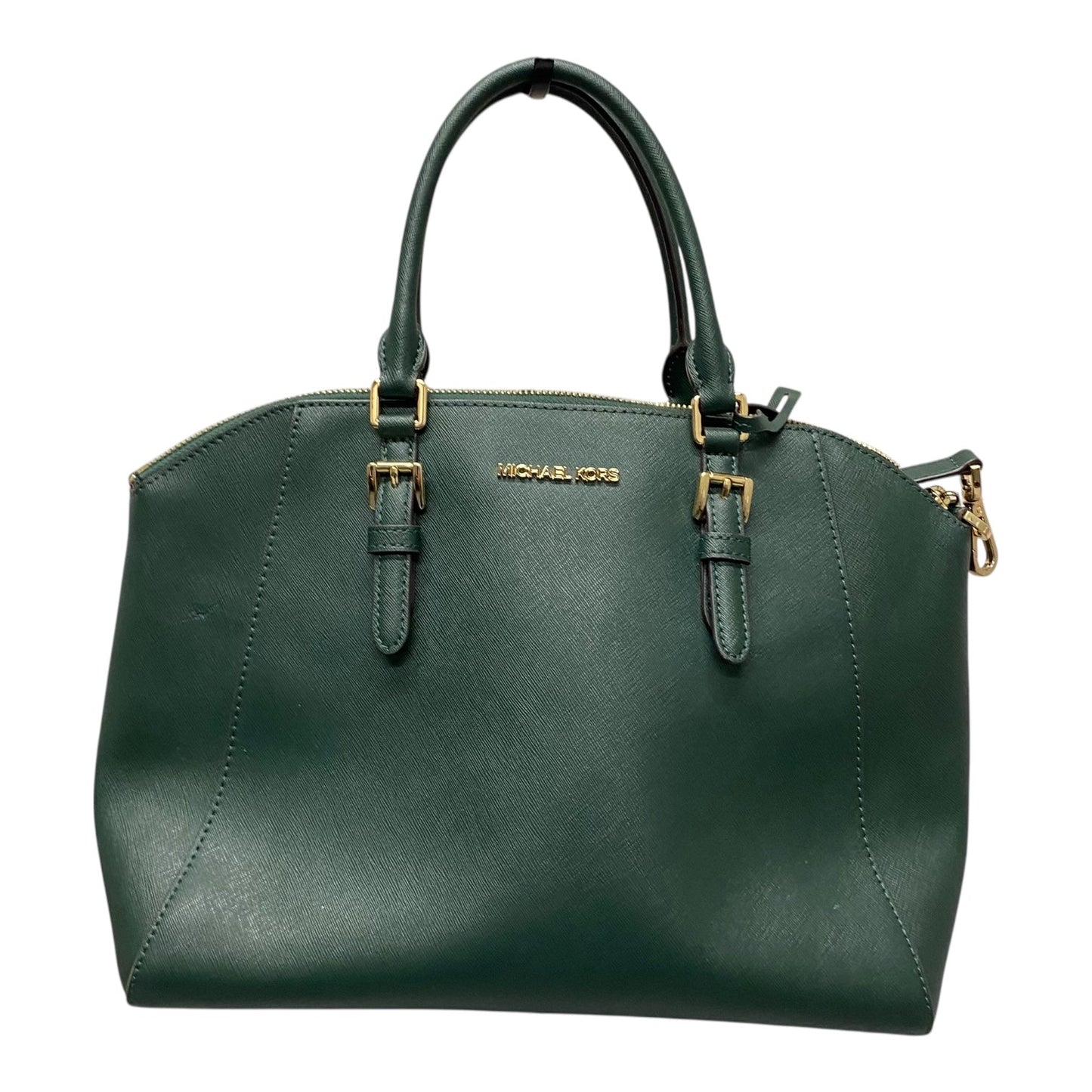 Handbag Designer By Michael Kors In Green, Size:Medium