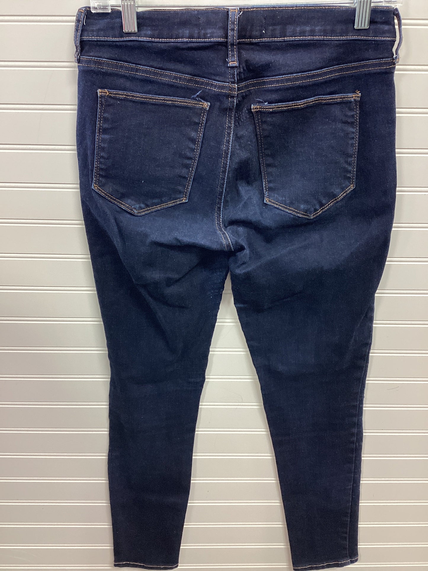 Jeans Skinny By Gap In Blue Denim, Size:8