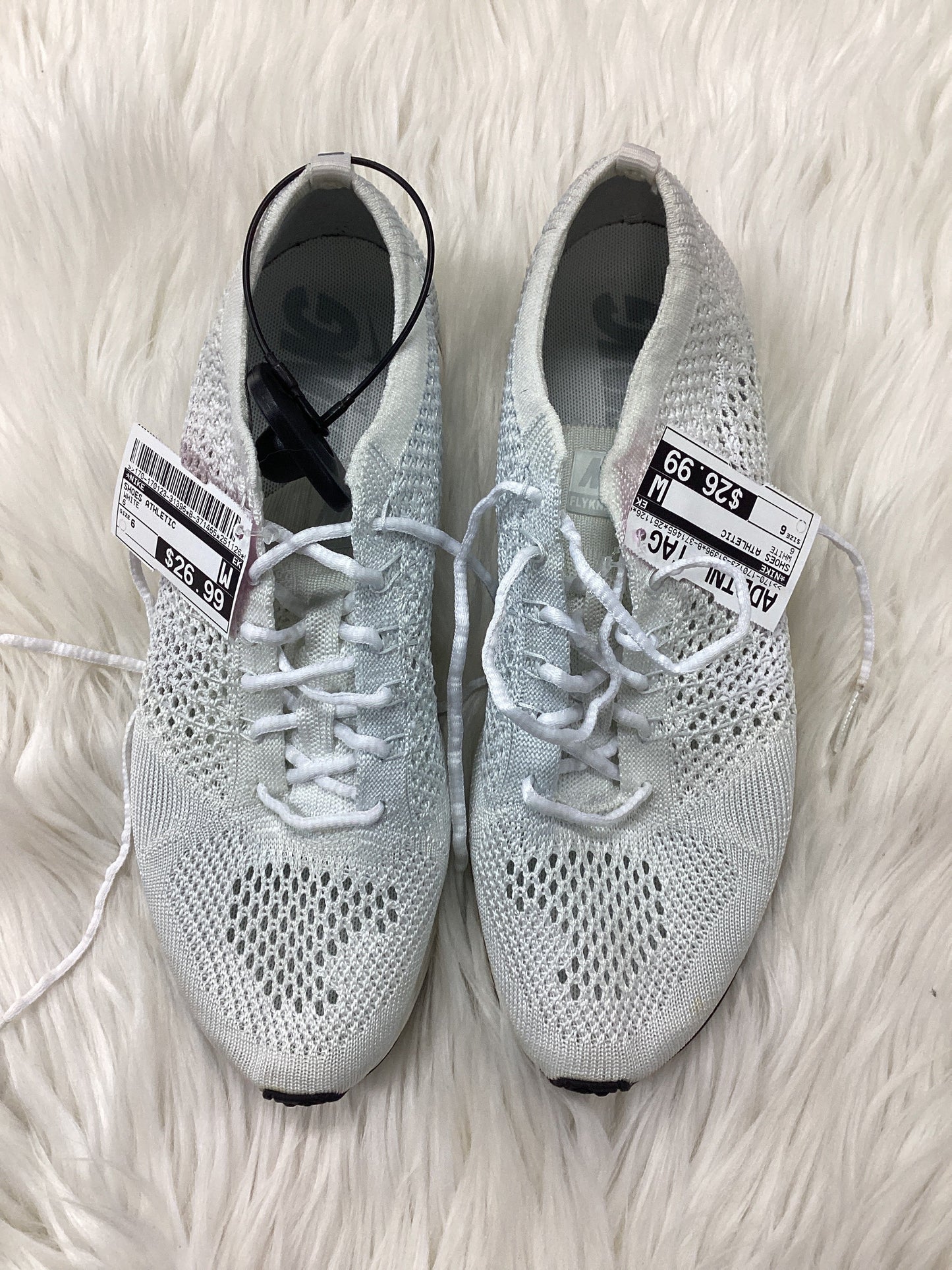 Shoes Athletic By Nike In White, Size:6