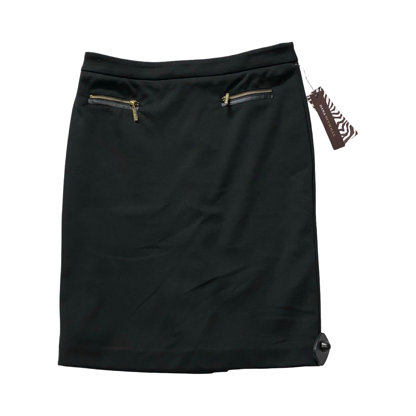 Skirt Midi By Dana Buchman In Black, Size:8