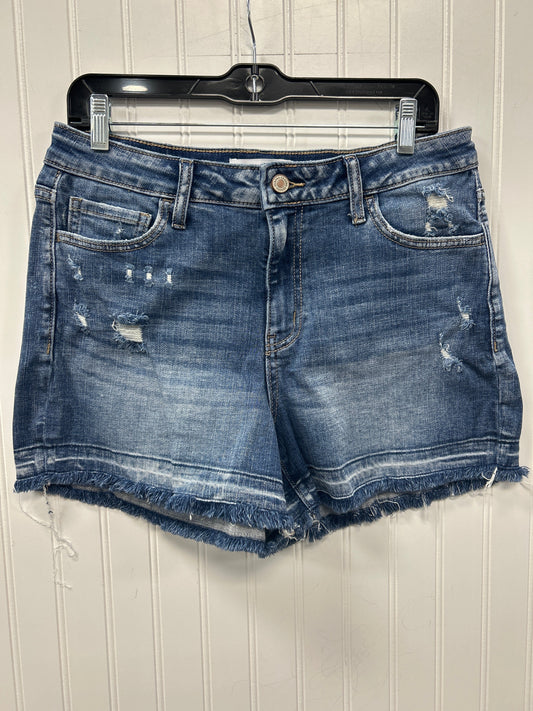 Shorts By Zenana In Blue Denim, Size:L