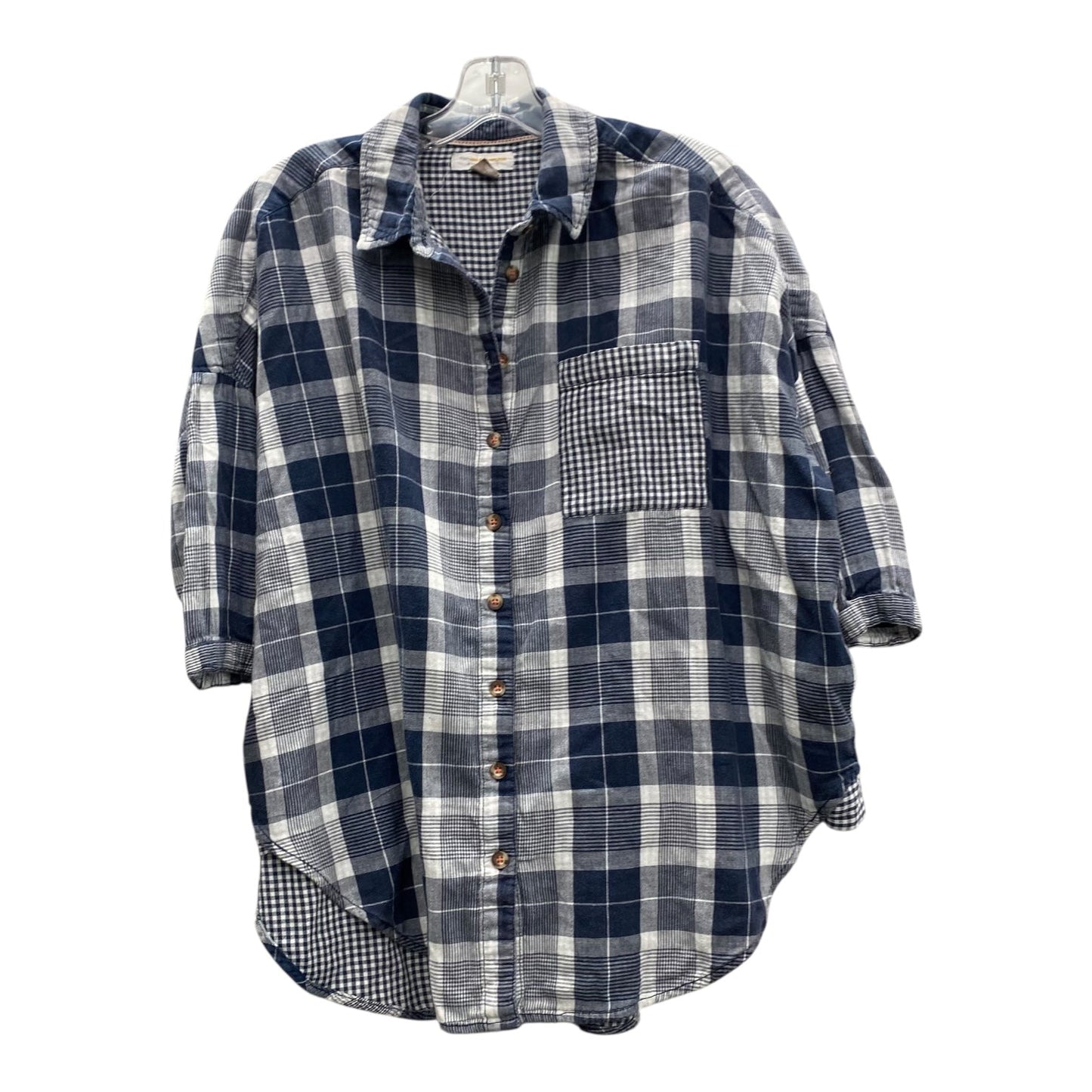 Top Ss By Pilcro In Blue, Size:Xs