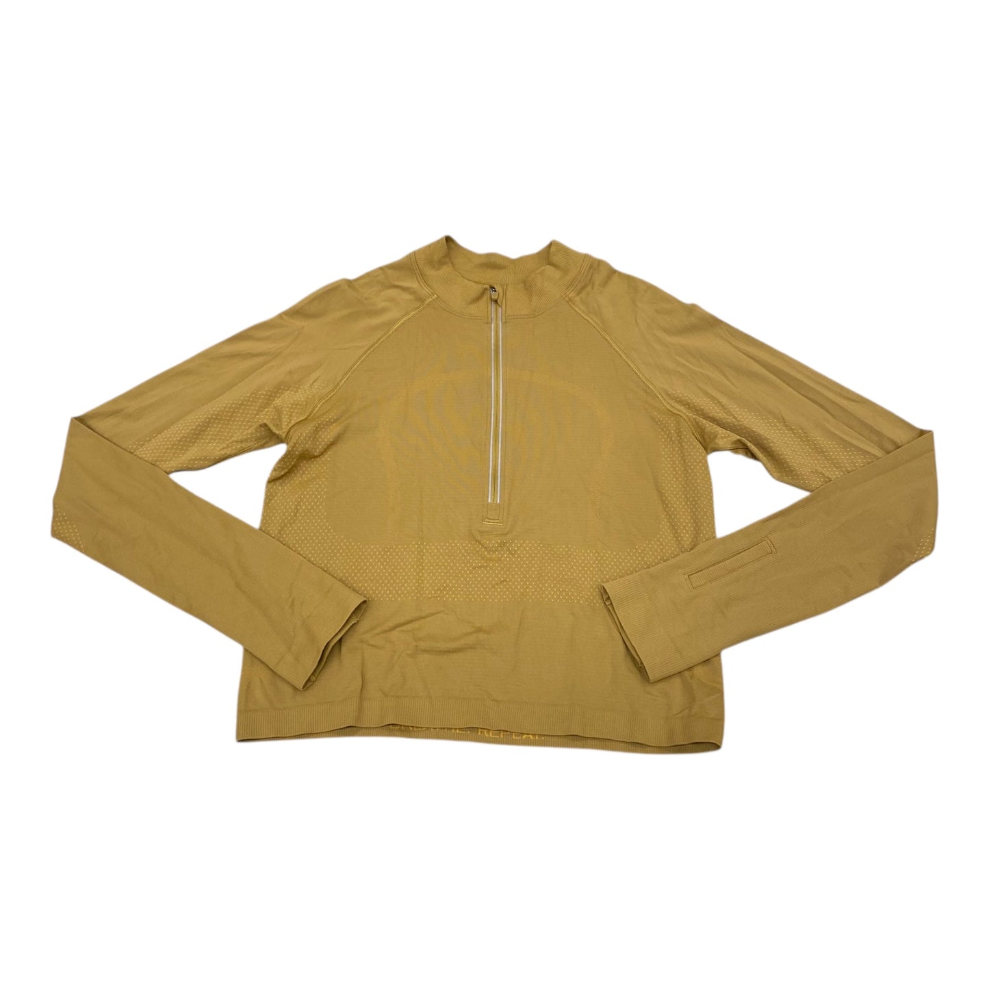 Athletic Jacket By Lululemon In Brown, Size:10