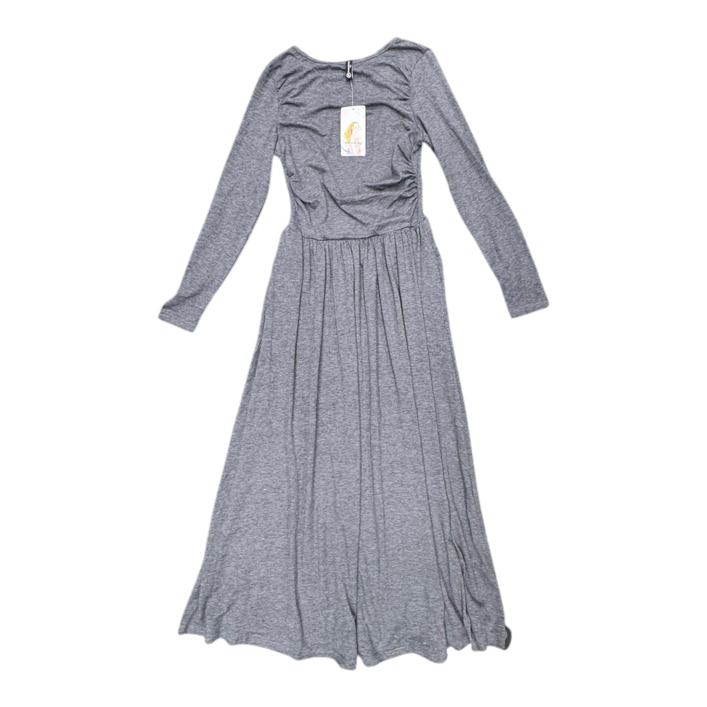 Dress Casual Maxi By Prettygarden In Grey, Size:Xs