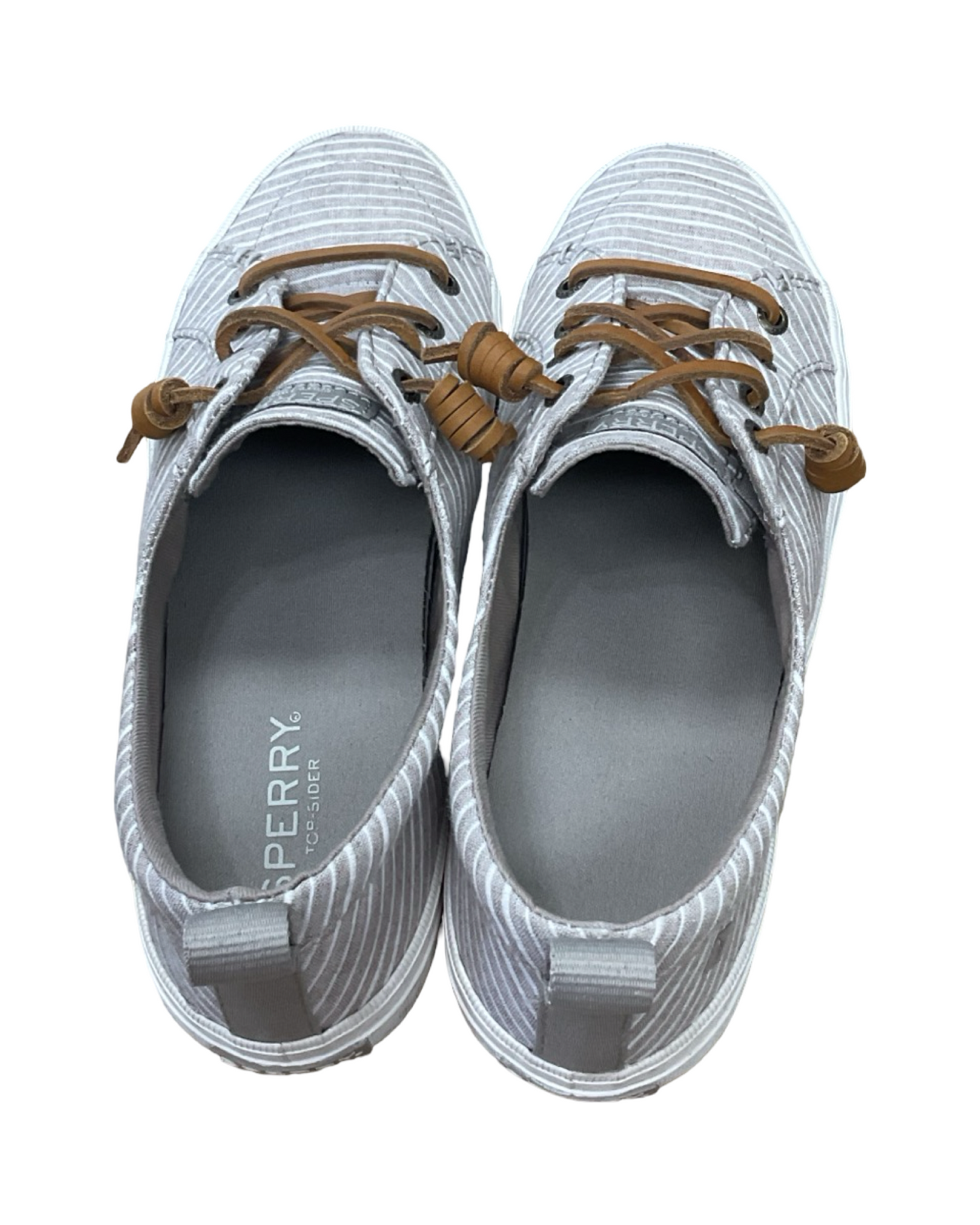 Shoes Sneakers By Sperry In Tan & White, Size:7