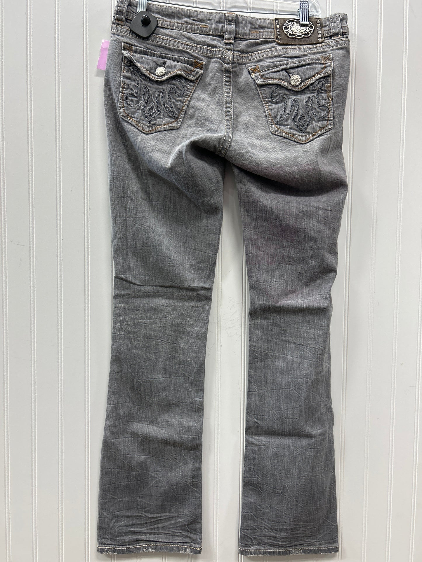 Jeans Boot Cut By Cmb In Grey Denim, Size:10L