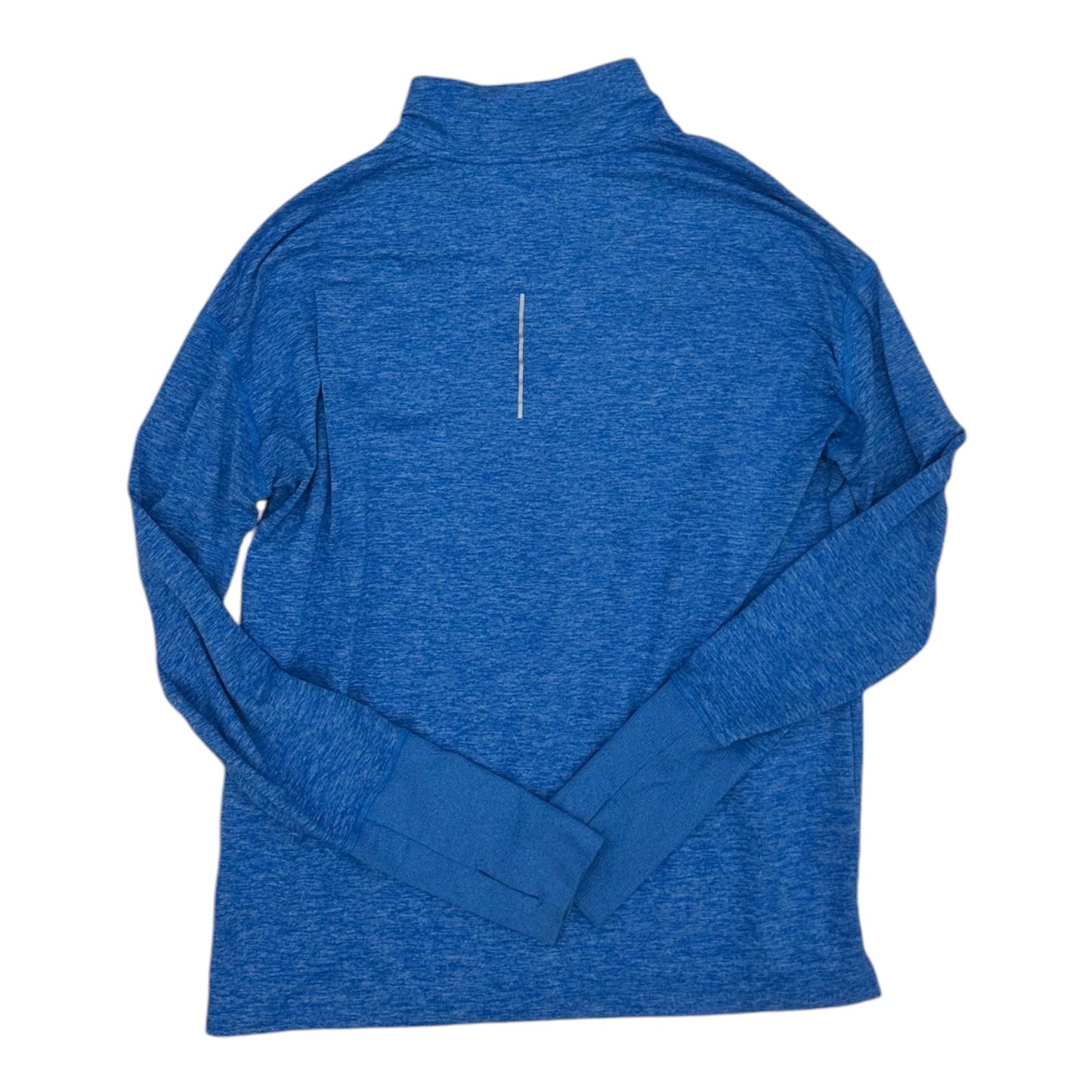 Athletic Top Ls Collar By Nike Apparel In Blue, Size:M