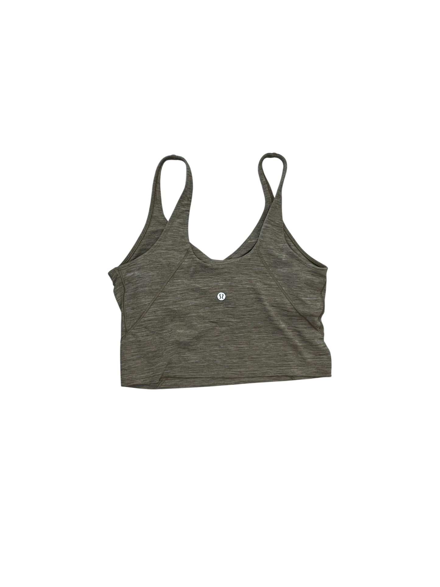 Athletic Bra By Lululemon In Grey, Size:M