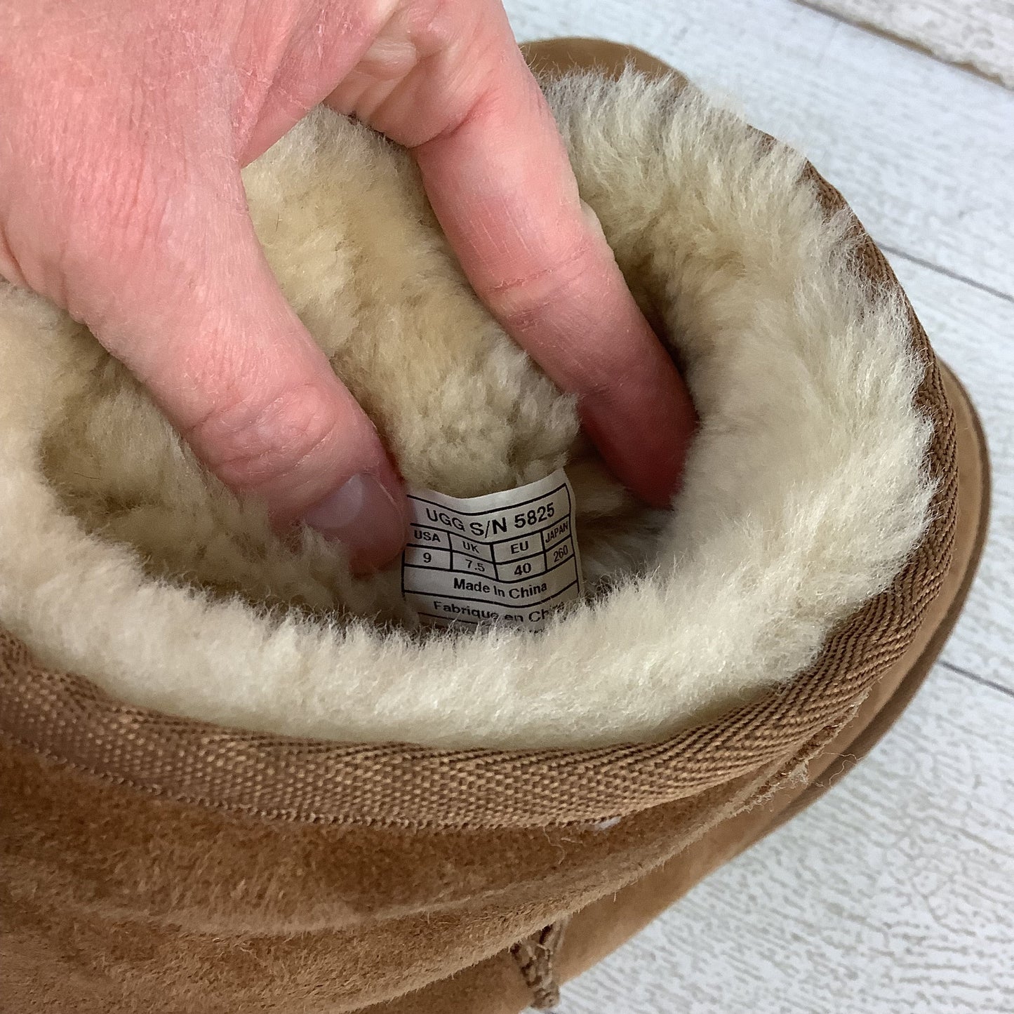 Boots Designer By Ugg In Brown, Size: 9