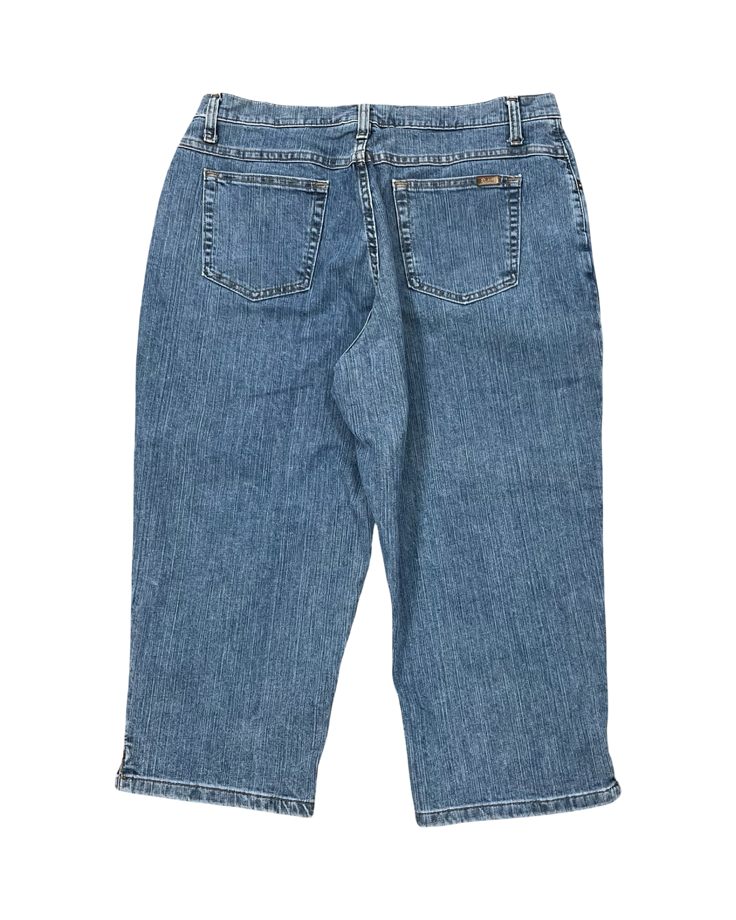 Jeans Cropped By Riders In Blue Denim, Size:16