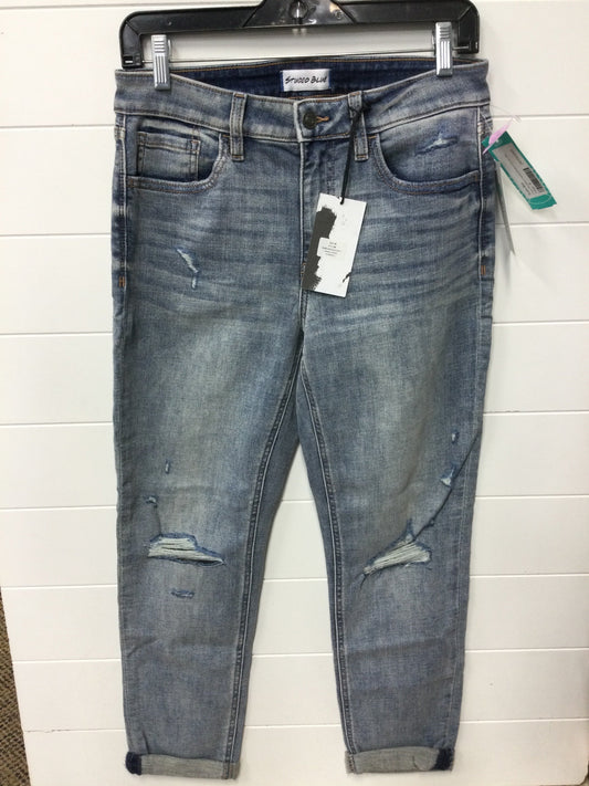 Jeans Cropped By Studio Blue In Blue Denim, Size:6