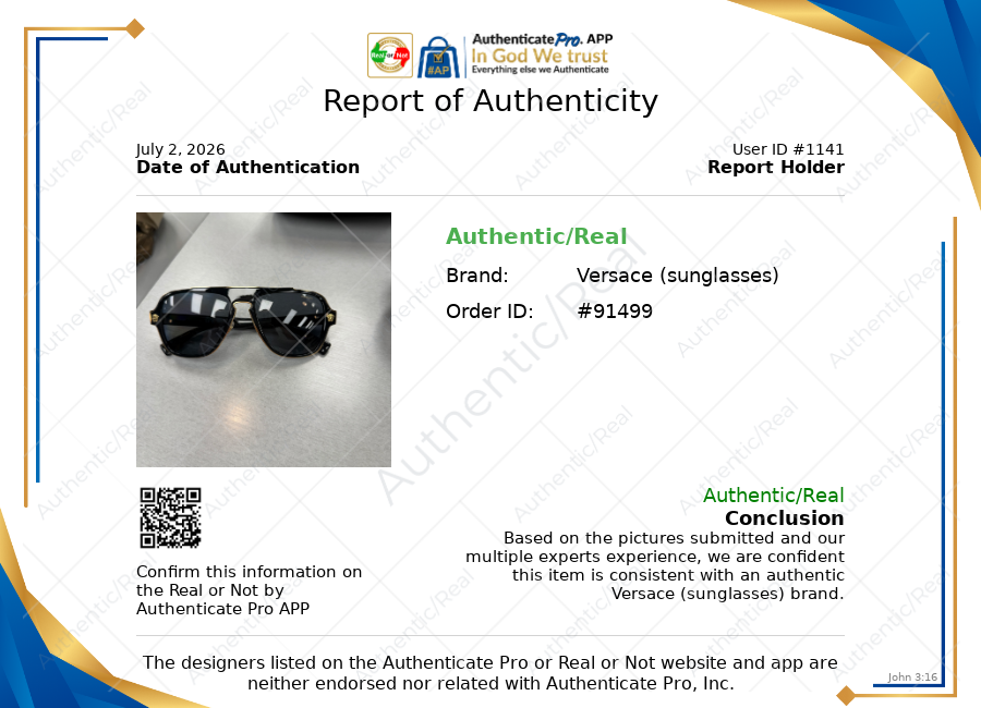 Sunglasses Luxury Designer By Versace In Black & Gold, Size: