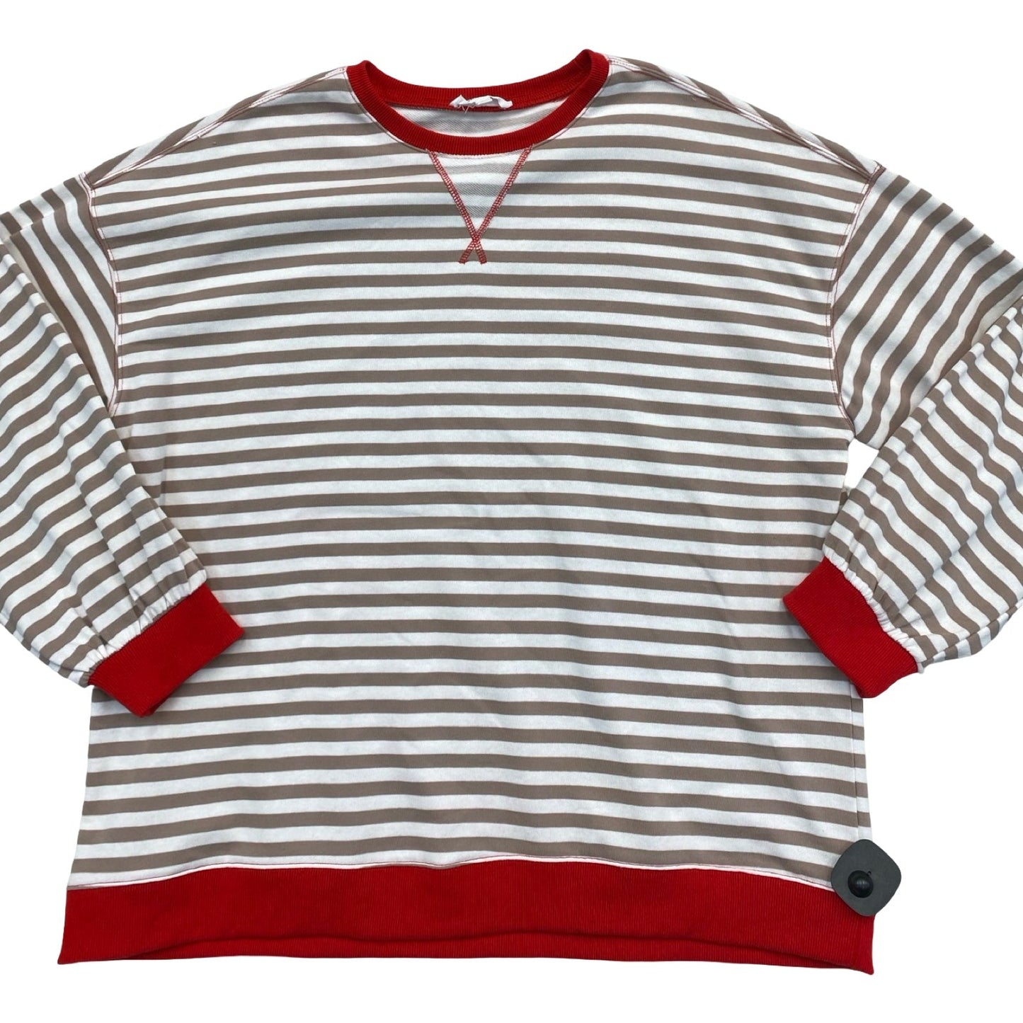 Top Ls By Cmc In Striped Pattern, Size:L